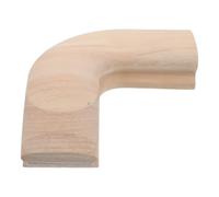 SOLUSTRE Wooden Stair Handrail Elbow Connector with Seamless Angle Design and Strong Solid Wood Construction, Rounded Corners and Smooth Curves for Home Interior DIY Stair Remodel