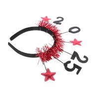 SOLUSTRE Year Headband for Adults with Star Shaped Floral Decorations Comfortable Cloth Material Party Headpiece Versatile Festive Hairband for Birthdays Weddings and Holiday Celebrations
