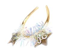 SOLUSTRE Year Party Headband Lightweight Hair Hoop with Star Design for Women Cosplay and Festive Celebration Accessories