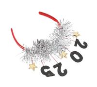 SOLUSTRE Year Star Headband Black Party Hair Accessory Festive Star Garland Design Multi Use Hairband for Women Holiday Gatherings Stage Performances