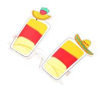 SOLUSTRE Yellow Cocktail Glass Shaped with Clever and Interesting Shape Design Party Glasses Lightweight Festival Prank Props for Masquerades and Swimming Parties