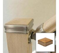 Solution Brushed Nickle Ash Newel Cap - Traditional Products Ltd