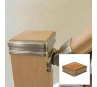 Solution Brushed Nickle Hemlock Newel Cap - Traditional Products Ltd
