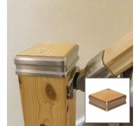 Solution Brushed Nickle Pine Newel Cap - Traditional Products Ltd
