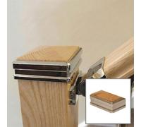 Solution Chrome Ash Half Newel Cap - Traditional Products Ltd