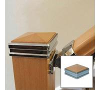 Solution Chrome Hemlock Newel Cap - Traditional Products Ltd
