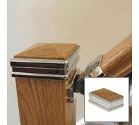 Solution Chrome Oak Half Newel Cap - Traditional Products Ltd