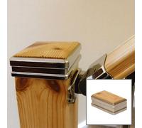 Solution Chrome Pine Half Newel Cap - Traditional Products Ltd