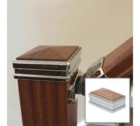 Solution Chrome Sapele Half Newel Cap - Traditional Products Ltd