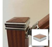 Solution Chrome Sapele Newel Cap - Traditional Products Ltd