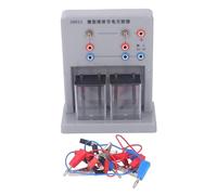 Solution Conductivity Tester Electrolyte Solution Electrical Conductivity Detector with 6 Wire Clamps for Middle School Chemistry Experiment Teaching
