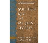 Solution Key to My Life's Secrets: An Alphabetical Password Keeper with A-Z Pages and Home Network Log