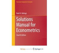 Solutions Manual for Econometrics