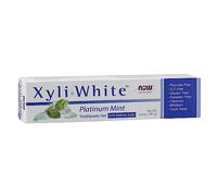 Solutions, XyliWhite™, Toothpaste Gel with Baking Soda, Platinum Mint, 6.4 oz (181 g), NOW Foods
