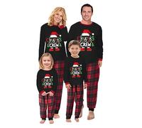 Solutra Family Christmas Pyjamas Set, Matching Christmas Pjs Xmas Nightwear, Plaid Christmas Pajamas for Family Mens Womens Adults Kids Baby (Men, M)