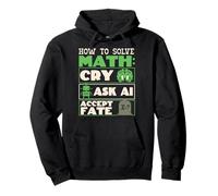 Solve Math Funny Student Teacher Mathematics Solving Humor Pullover Hoodie