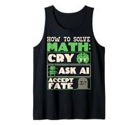 Solve Math Funny Student Teacher Mathematics Solving Humor Tank Top