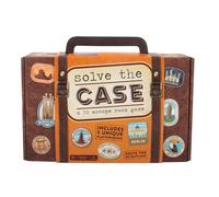 Solve The Case. 3D Escape Room Game In A Suitcase. Think Outside The Case With 5 Unique Play Throughs. Solve Puzzles With Clues. Family Party Game. Ages 12+, 1+ Players. 60 Minutes Play Time.