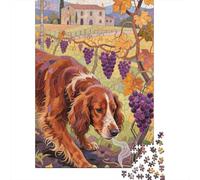 Solve The Mystery of Irish Setter - A Wooden 1000 Piece Puzzle Challenge That Brings Families Together - Educational Fun for Everyone