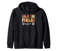 Solve The Problem 67 Funny Math Meme Six Seven For Teachers Zip Hoodie