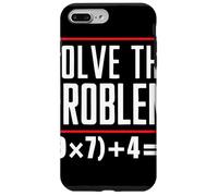 Solve The Problem 9x7+4 Brain Teaser Quiz Math Teacher Case for iPhone 7 Plus/8 Plus