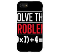 Solve The Problem 9x7 Plus 4 Equation Puzzle Teacher Case for iPhone SE (2020) / 7/8
