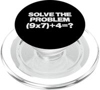 Solve The Problem Math 67 Meme 6 7 Costume Kids Boys Youth PopSockets PopGrip for MagSafe