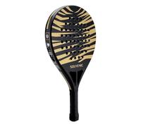 Solvenic Padel Racket - Premium Fiberglass Racket, Round Shape, 355-365g, 38mm, Balanced Control with EVA foam core, Beginner to Intermediate