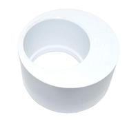 Solvent 40mm (43mm) x 21.5mm Overflow Pipe Reducer - Pack of 5