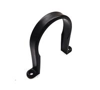 Solvent Black 50mm (56mm) Waste Pipe Clip - Pack of 2