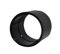 Solvent Black 50mm (56mm) Waste Pipe Coupling - Black