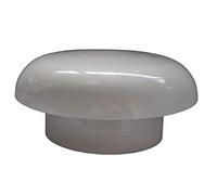Solvent Soil Pipe Mushroom Vent Cowl - White - Pack of 2