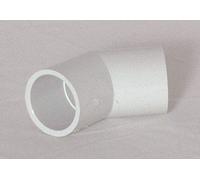 Solvent Weld 21.5mm 45 Degree Overflow Pipe Bend - Pack of 2