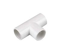 Solvent Weld 21.5mm 90 Degree Overflow Pipe Tee - Pack of 10