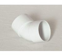 Solvent Weld 32mm Waste Pipe 45 Degree Bend - White