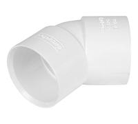 Solvent Weld Bend 135°, Colour White, Diameter 40mm, 1 in Pack