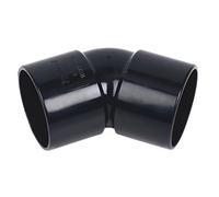 Solvent Weld Bends 135° Black 40MM, Cost Effective System, Lightweight & Strong, Solvent Weld Joint Requires No Tightening, 5 in Pack