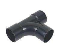 Solvent Weld TEES Black 32MM, Lightweight & Strong, Cost Effective System, Solvent Weld Joint Requires No Tightening, 3 in Pack