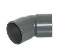 Solvent Weld Waste Bend 135° Anthracite Grey 40MM, Suitable for Domestic & Commercial Waste Systems, 5 in Pack