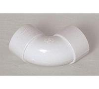 Solvent Weld White 40mm (43mm) Waste Pipe Swept Bend
