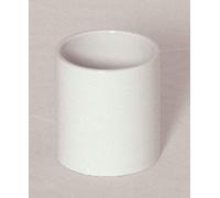 Solvent Weld White 50mm (56mm) Waste Pipe Coupling - Pack of 2