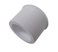 Solvent Weld White 50mm (56mm) x 32mm (36mm) Waste Pipe Fitting Reducer - Pack of 2