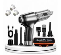 SolveSmart Handheld Vacuum Cleaner Cordless - 27,000Pa Powerful Portable Mini Vacuum for Car & Home, Fast-Charging Rechargeable Car Vacuum, Lightweight Hand Held Vacuum for Sofa & Pet Hair