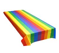 Solvica Pride Decorations Rainbow Pride Table Cloth 137x274cm - LGBTQ+ Gay Rectangular Table Cover for Pride Party Decorations, Office Events, Parades & Festivals, Waterproof Washable Party Supplies