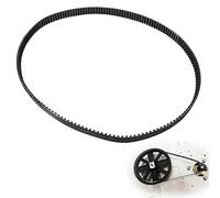 Solvind 537mm Bread Maker Belt, 179 Teeth 8mm Width Drive Belt, Compatible with Mor-Phy RIC-Hards 48280 48281 48285 48286, Replacement Accessory for Bread Machines