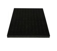 Solvind Black Velvet Jewellery Box Insert, 100 Slots Ring Display Tray, Soft Sponge Jewellery Organiser Insert for Earrings Studs Rings, Stackable for Drawer Dresser Retail Showcase 28.5 x 18 x 1.3cm