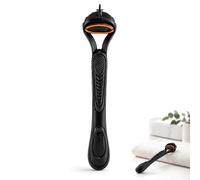 Solvind Replacement Razor Handle Compatible with Gi-llette Fus-ion5 - Non-Slip Ergonomic Comfort Grip, Black (1 Pack, Handle Only)