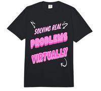 Solving Everyday Life Problems Virtually Remote Work Humor Comfort Colors Adult Heavyweight T-Shirt