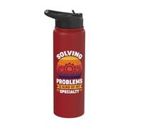 Solving Problems is Kind of My Specialty Stainless Steel Insulated Water Bottle