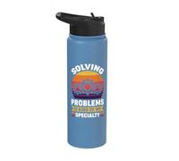Solving Problems is Kind of My Specialty Stainless Steel Insulated Water Bottle